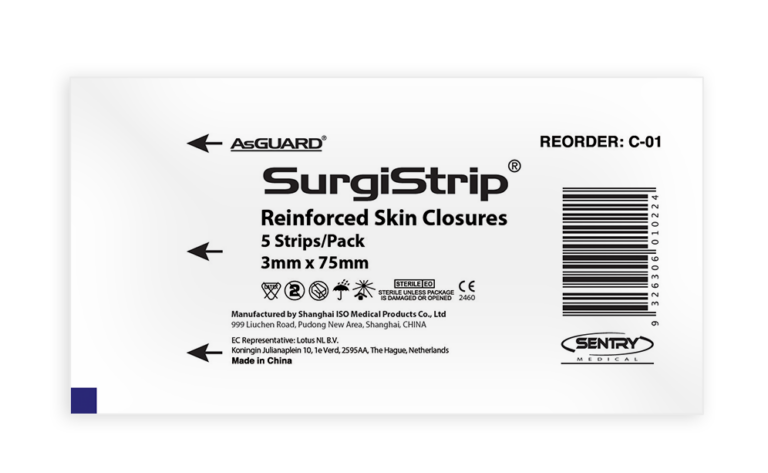 Skin Closures - 3mm x 75mm - 5 Strips/Pack - Surgistrip | BeMed