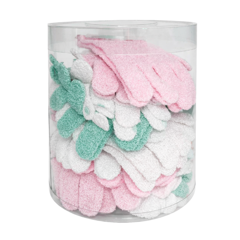 Massage + Exfoliating Glove - Display Drum x 15 Pairs