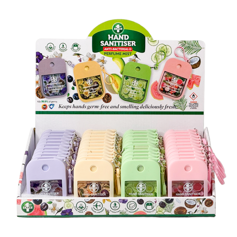 Hand Sanitizer Spray Perfume w/Silicone Case - 35ml