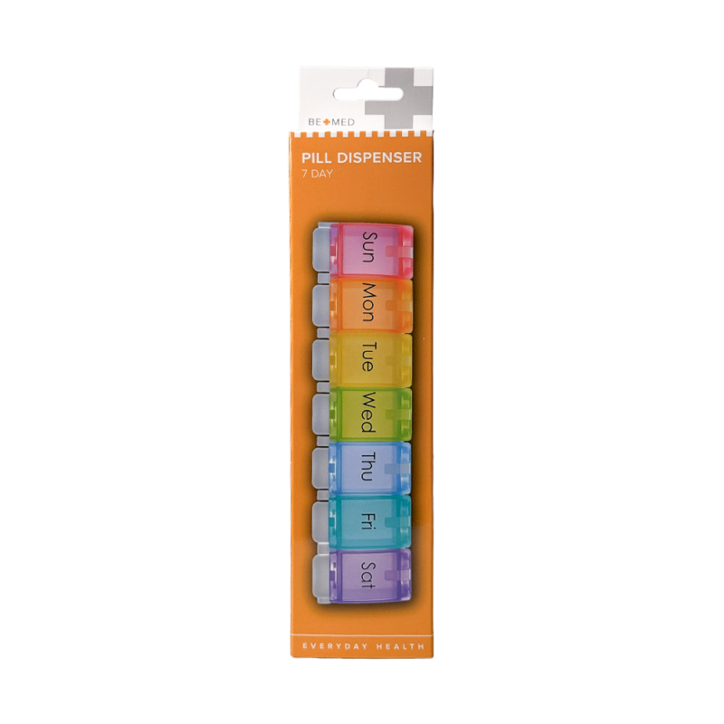 Pill Dispenser - 7 Day - Colour - Bemed