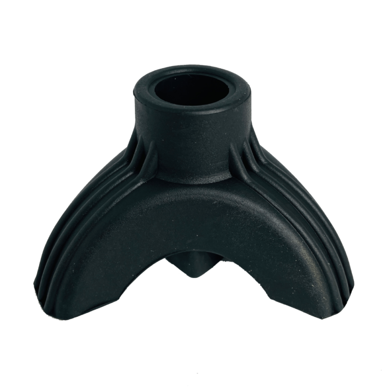 Walking Stick Tip 3 Legs - Black - 19mm - Bemed