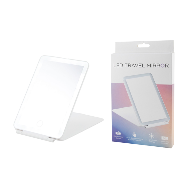 LED Travel Mirror