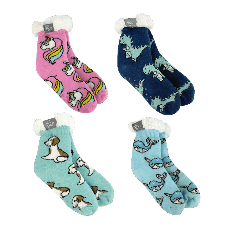 Hot Spot™ Novelty Snuggle Socks [12]