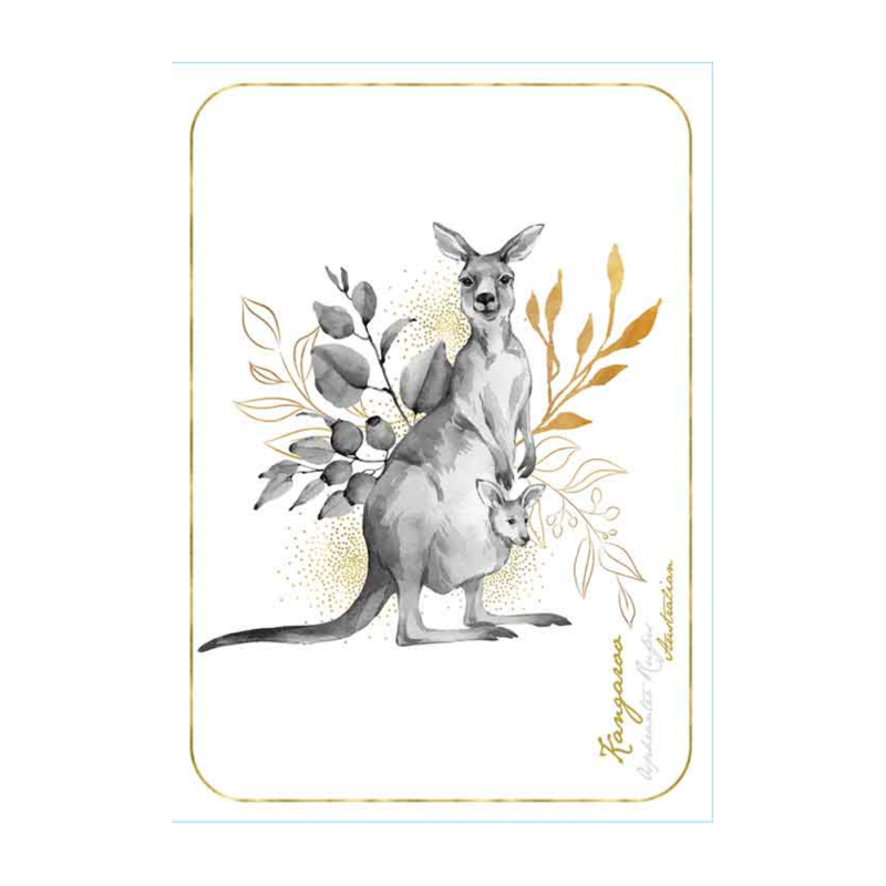 Australian Kangaroo Tea Towel
