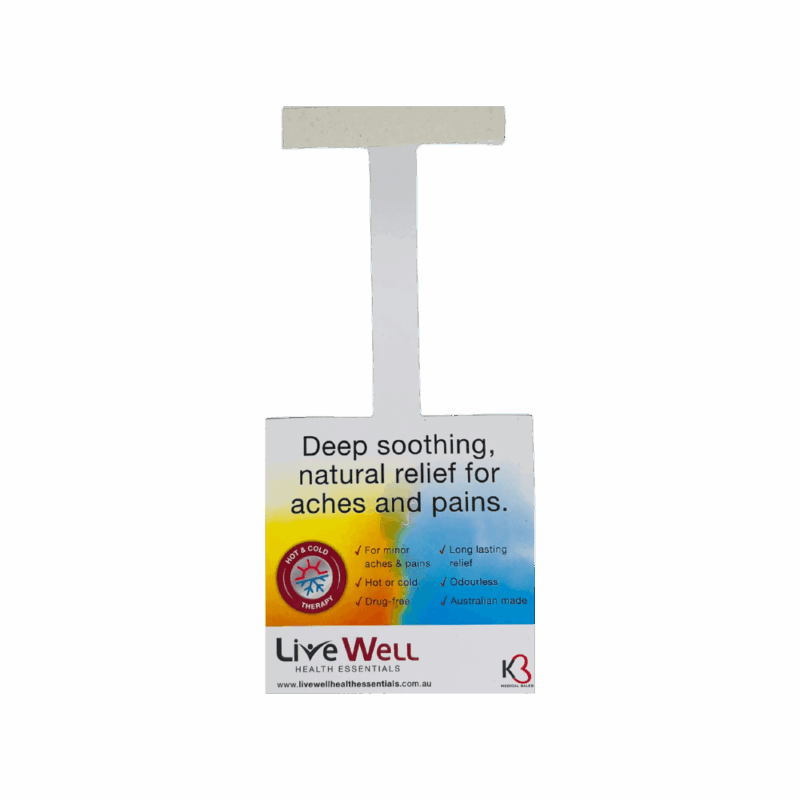 Merchandising - Wobbler - Live Well