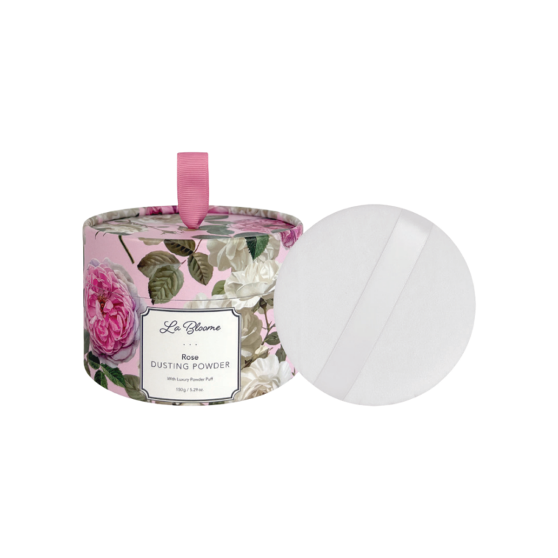 La Bloome  - Dusting Powder & Puff 150g - Rose [4]