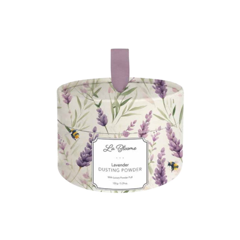 La Bloome  - Dusting Powder & Puff 150g - Lavender [4]