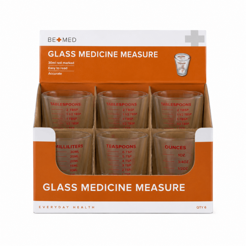 Glass Medicine Measure - 30ml - Display x6