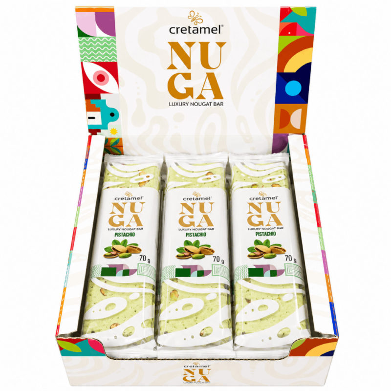 Nuga w/Pistachio 70g x15