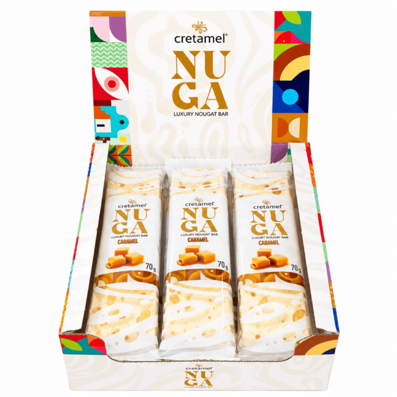 Nuga w/Caramel 70g x15