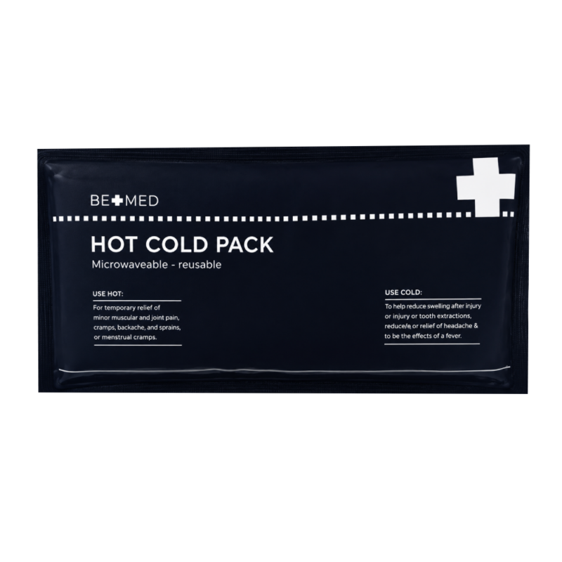 Hot Cold Pack with Cover - Standard - 25cm x 13cm - Bemed