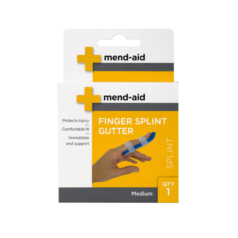 Finger Splint Gutter - Medium - Mend-Aid