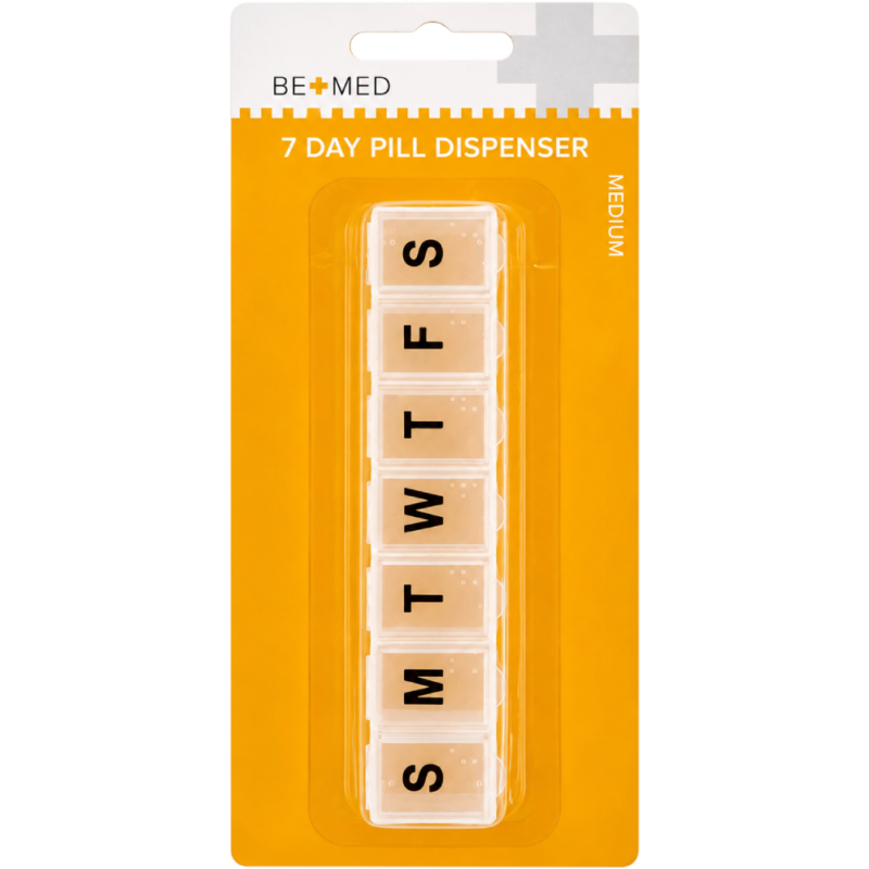 Pill Dispenser - 7 Day - Medium - Bemed