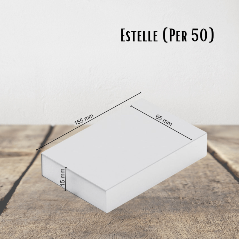 Tablet Carton Estelle 155 x 65 x 15mm - 50 Pieces