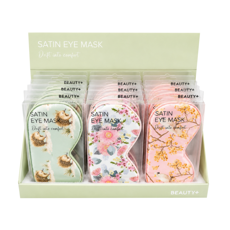 Satin Eye Mask - Display x 12 - Beauty+