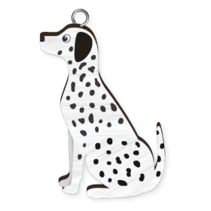 Dalmation Key Ring Pk x4