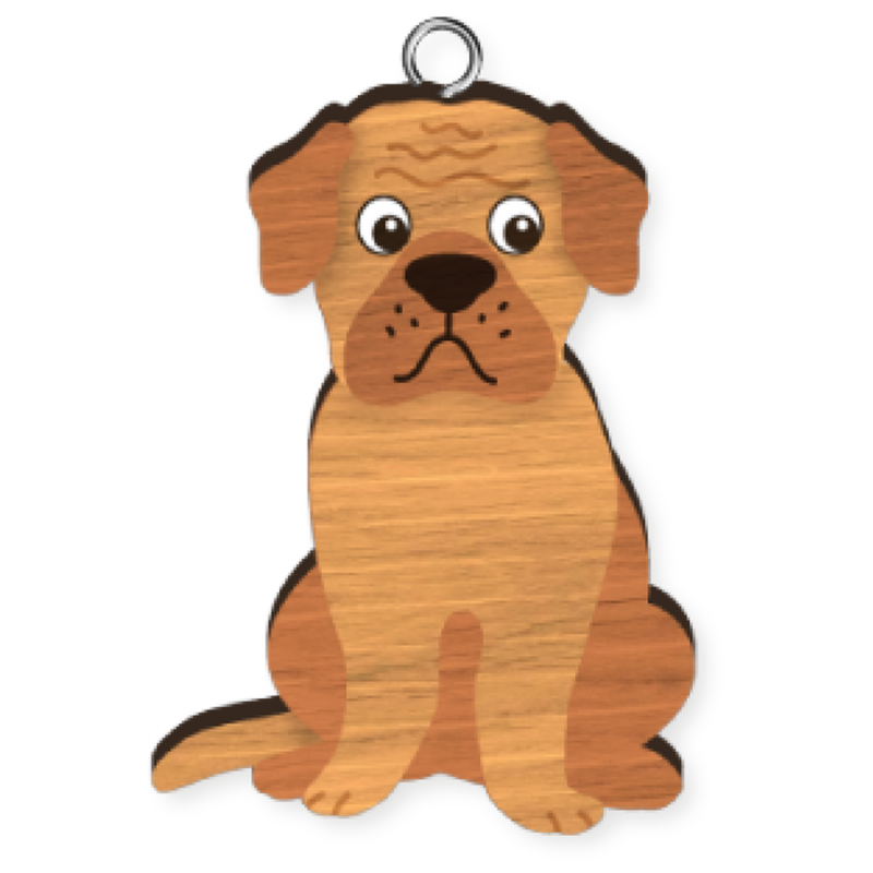 French Mastiff Key Ring Pk x4