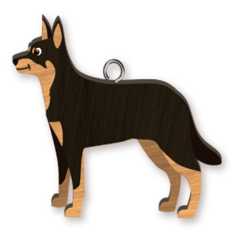Kelpie Key Ring Pk x4