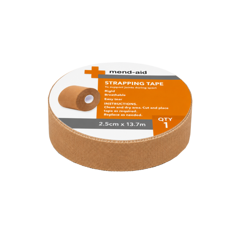Strapping Tape - 2.5cm x 13.7m - Display x18 - Mend-Aid