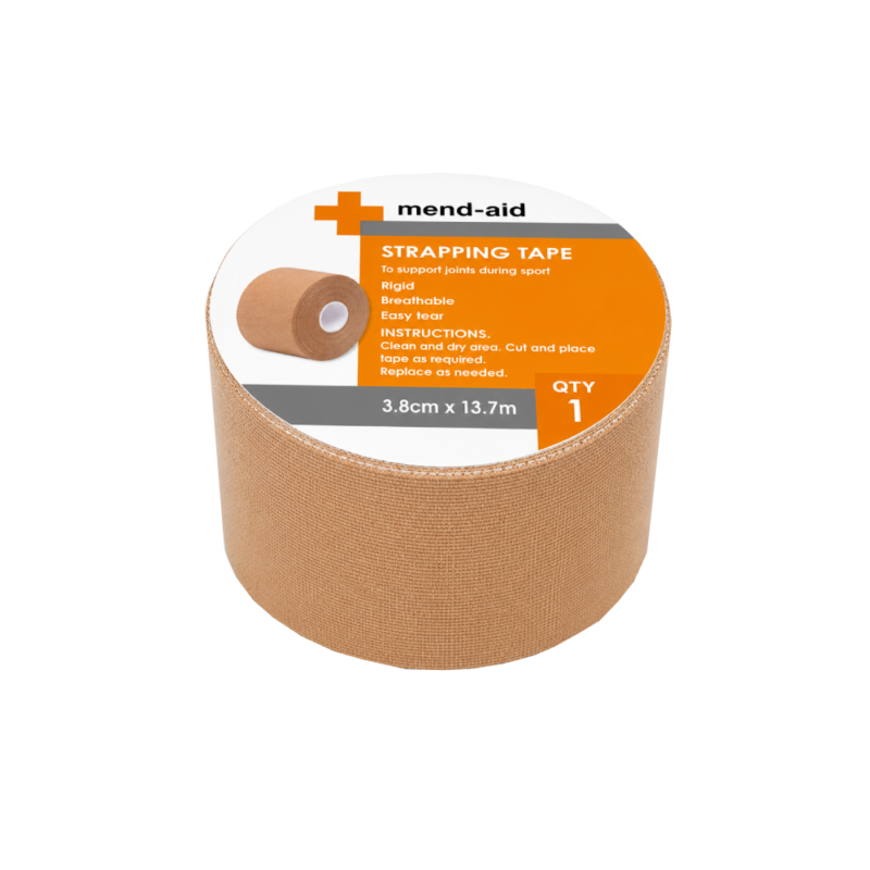 Strapping Tape - 3.8cm x 13.7m - Display x 12 - Mend-Aid