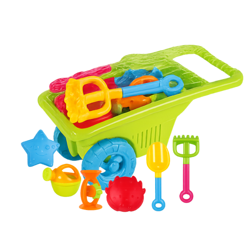 Beach Wheelbarrow Set - 40cm - 7 Pce