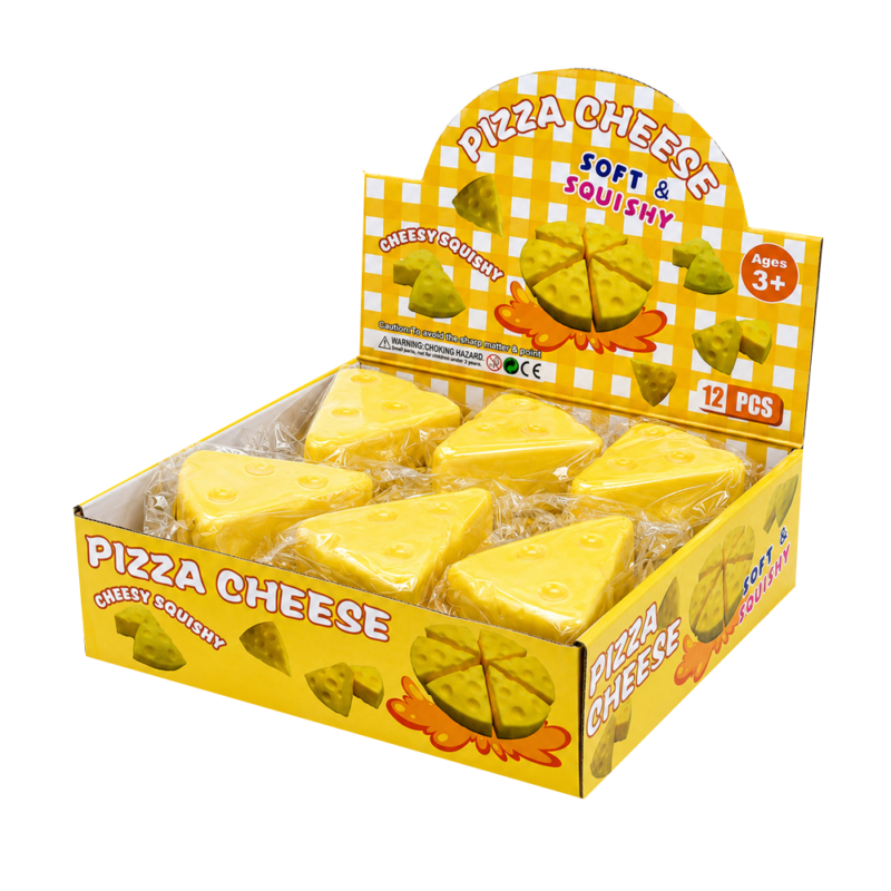 Squishy Squeeze Pizza Cheese 9 x 7 ×3.5cm [12]