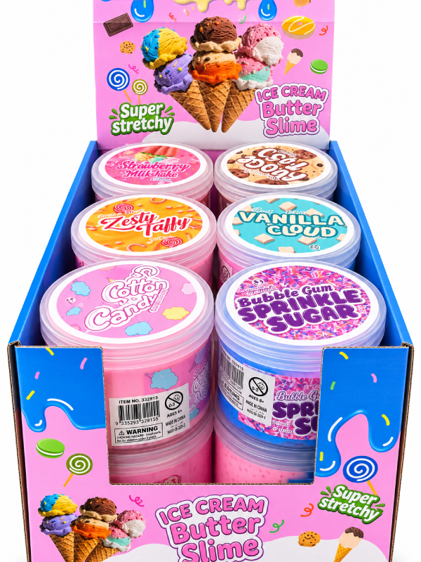 Ice Cream Slime Butter 118g - 6 Assorted [12]