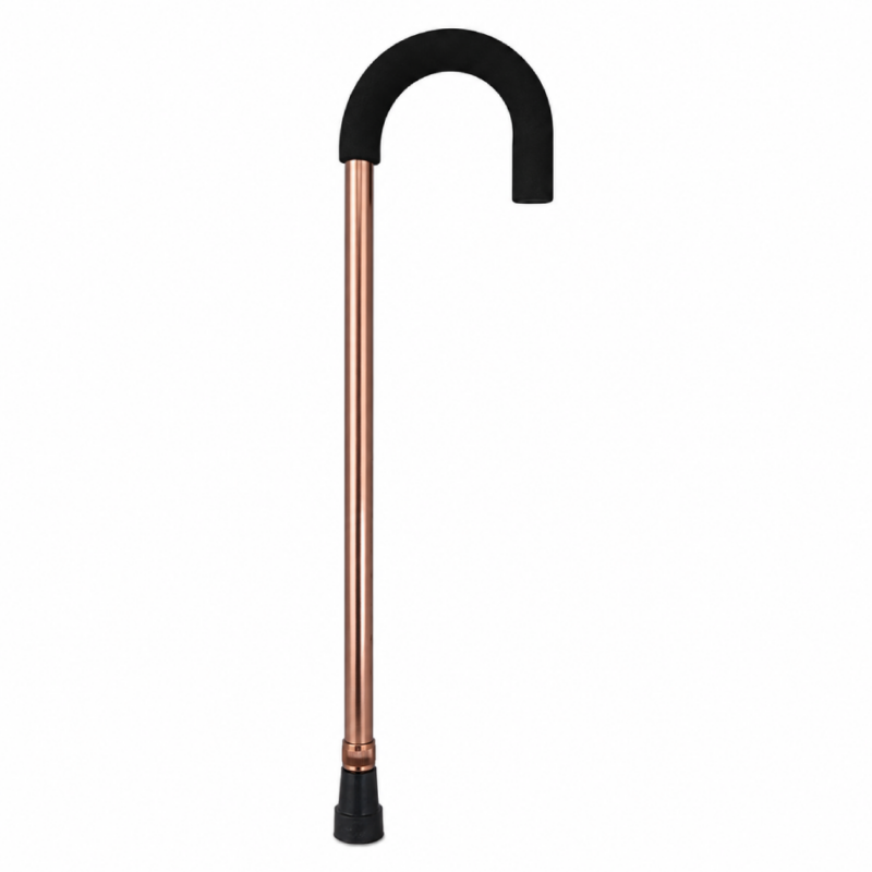 Walking Stick - Crook Handle - Bronze