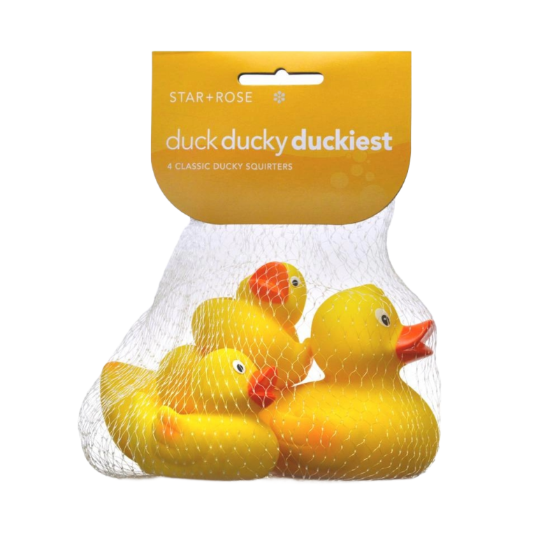 S&R - Duck Ducky Water Squirters - 4 Pieces