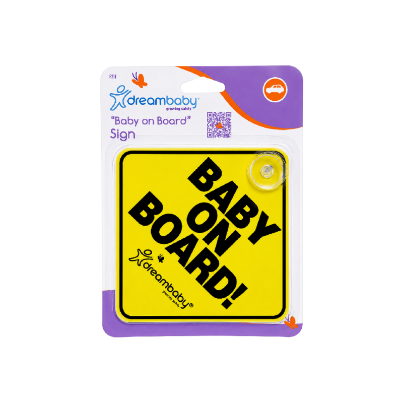 Baby on Board Sign - Suction