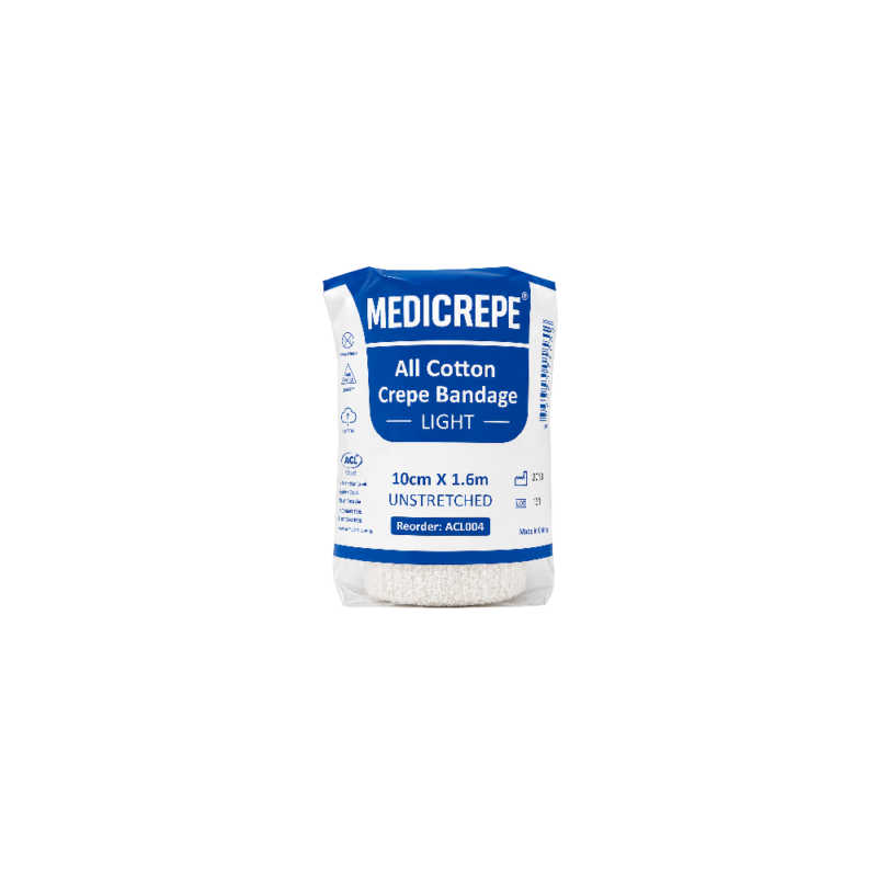 Crepe Bandage - Light - 10cm x 1.6m