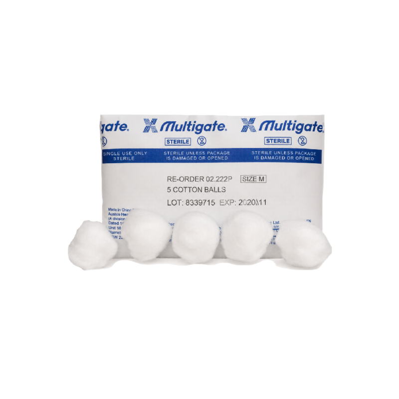 Cotton Balls - Sterile - 5 Pieces