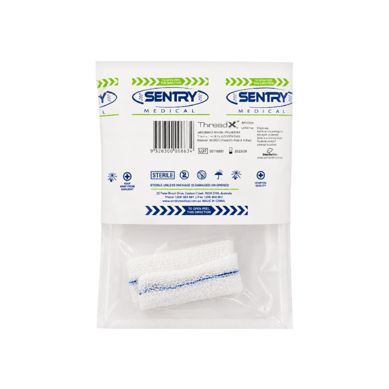 Packing Gauze - Sterile - 1.25cm x 1m