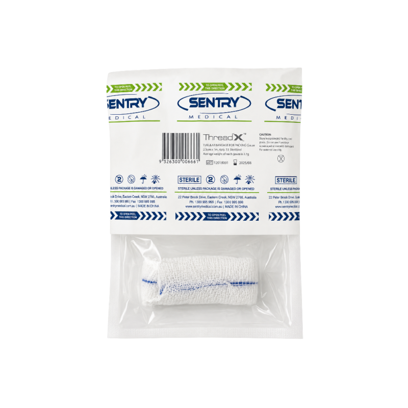 Packing Gauze -  Sterile - 2.5cm x 1m