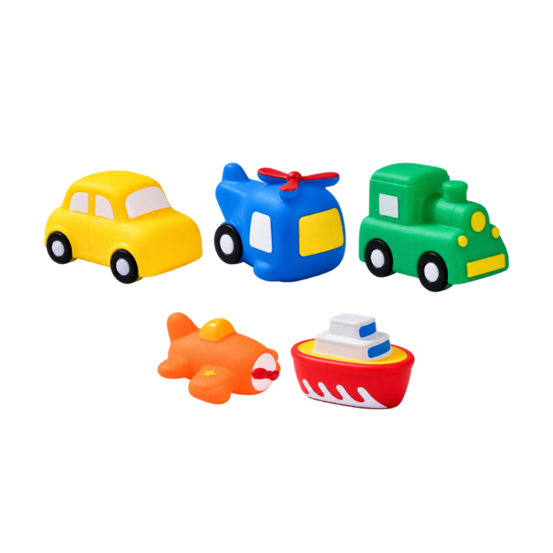 Coco & Jo Bath Time Fun - Transport - 5 Pce