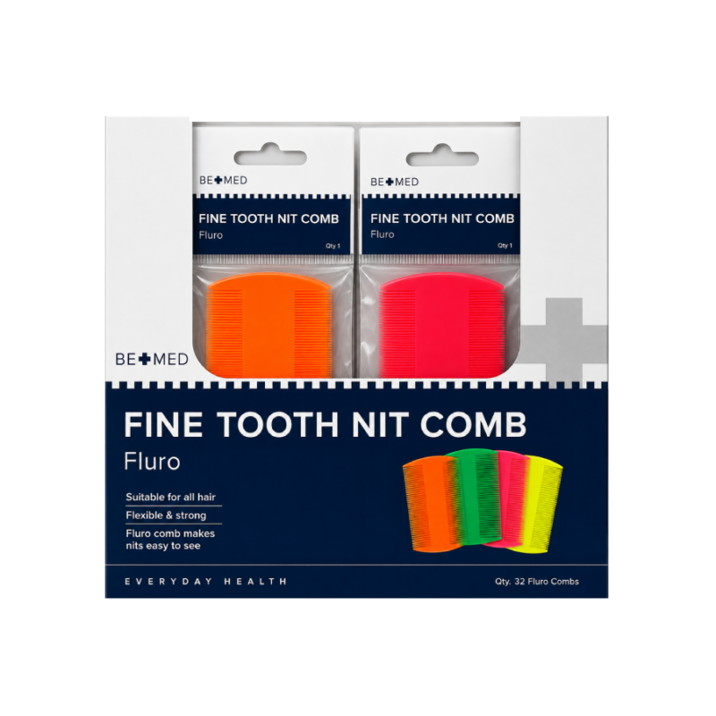 Fluro Nit Comb - Display x 32 - Bemed