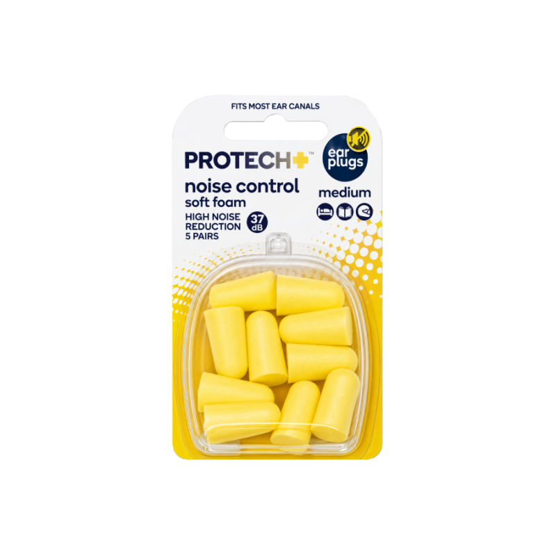 Protech Earplugs - Medium - 5 Pairs (8)
