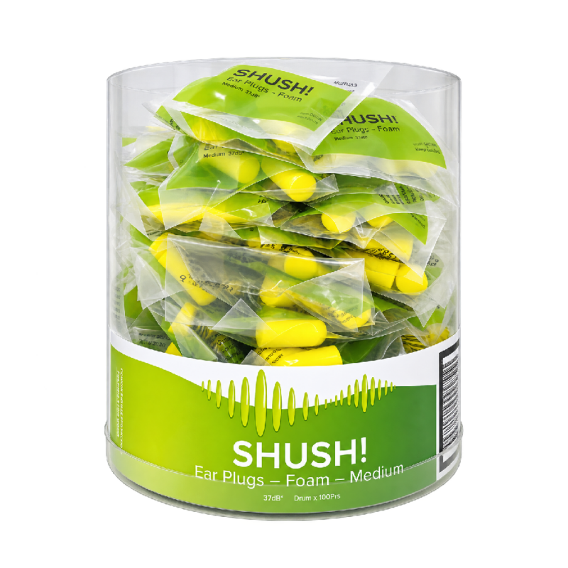 SHUSH! - Ear Plugs - Foam - Medium - Drum x100