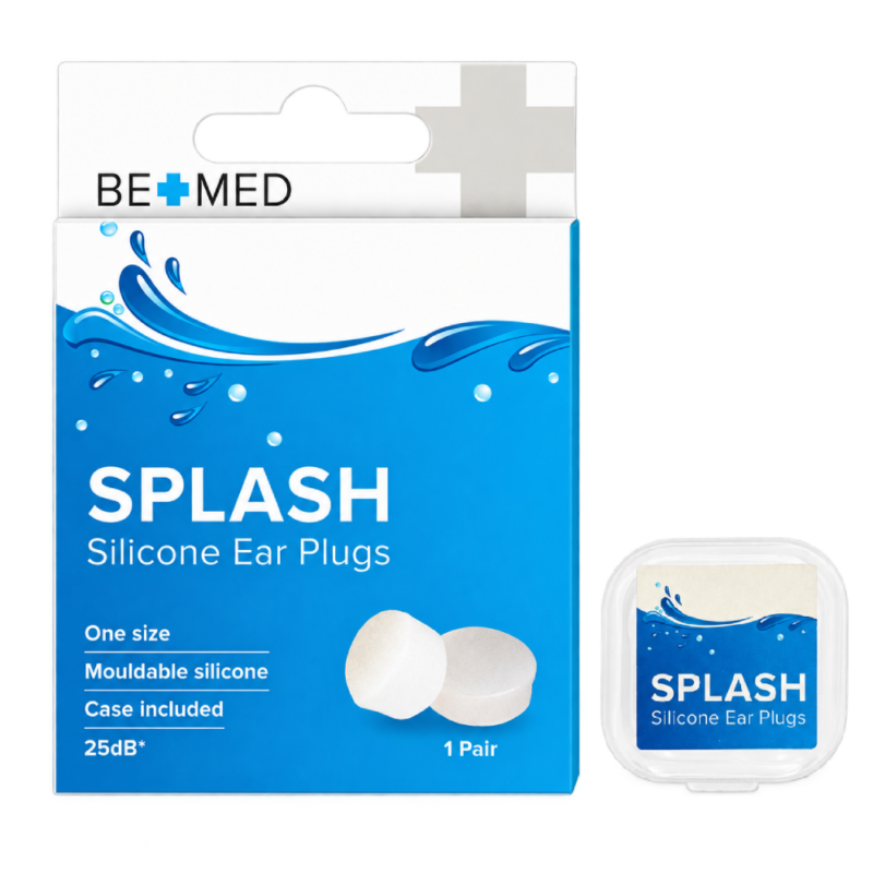 SPLASH! - Ear Plugs - Silicone - Adult - Case x1 Pr