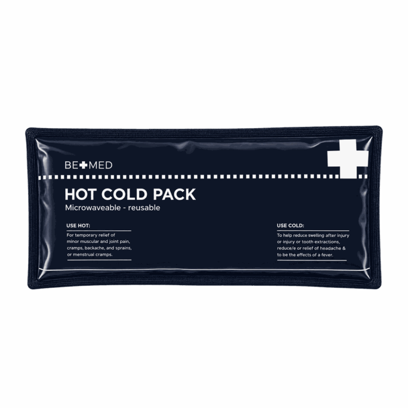 Hot Cold Pack with Cover - Standard - 25cm x 13cm - Bemed