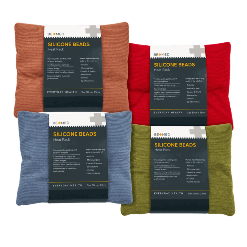 Silicone Beads Heat Pack - Corduroy - 30cm x 25cm - Bemed