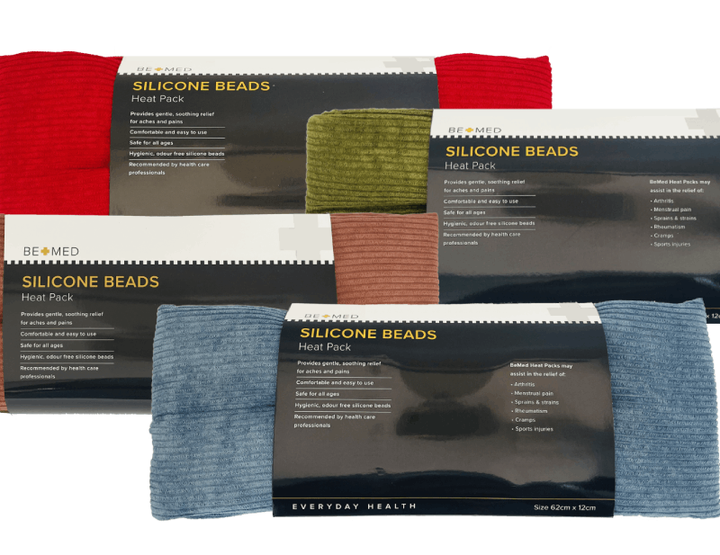 Silicone Beads Heat Pack - Corduroy - 62cm x 12cm - Bemed