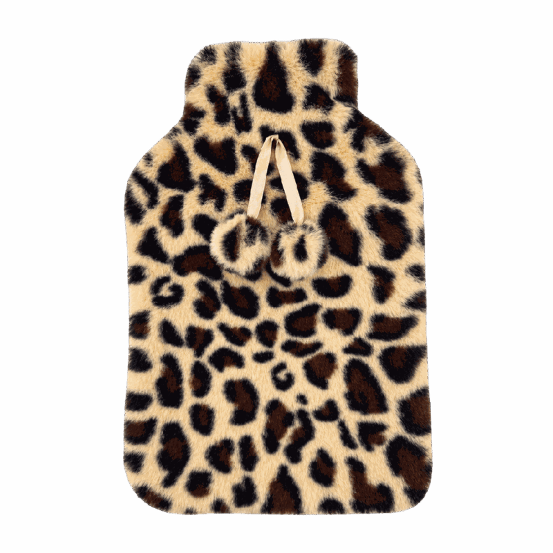 Hot Water Bottle Cover - Leopard Print