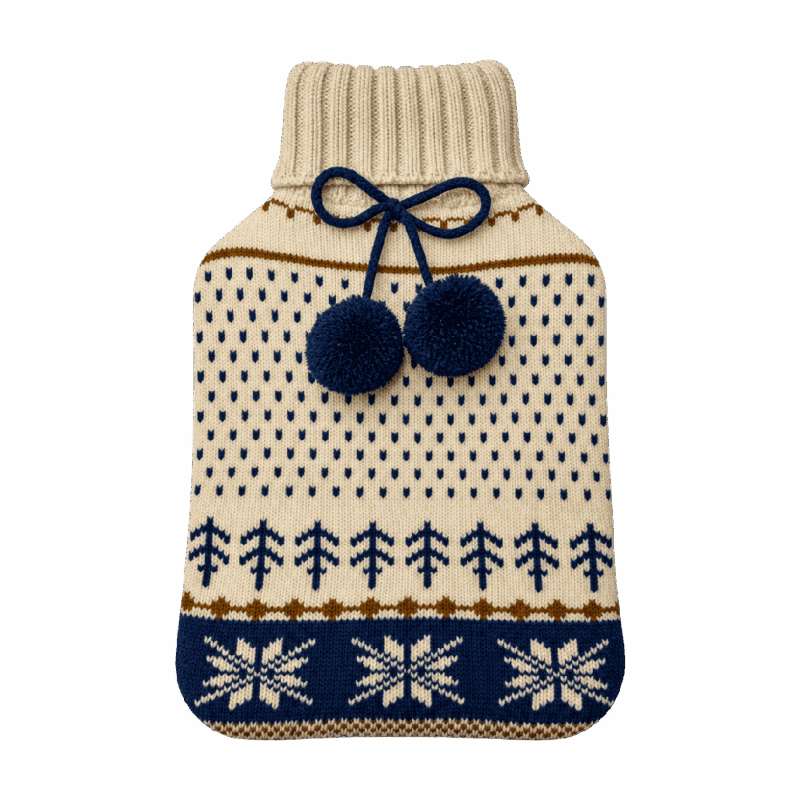 Hot Water Bottle Cover - Knit - Nordic