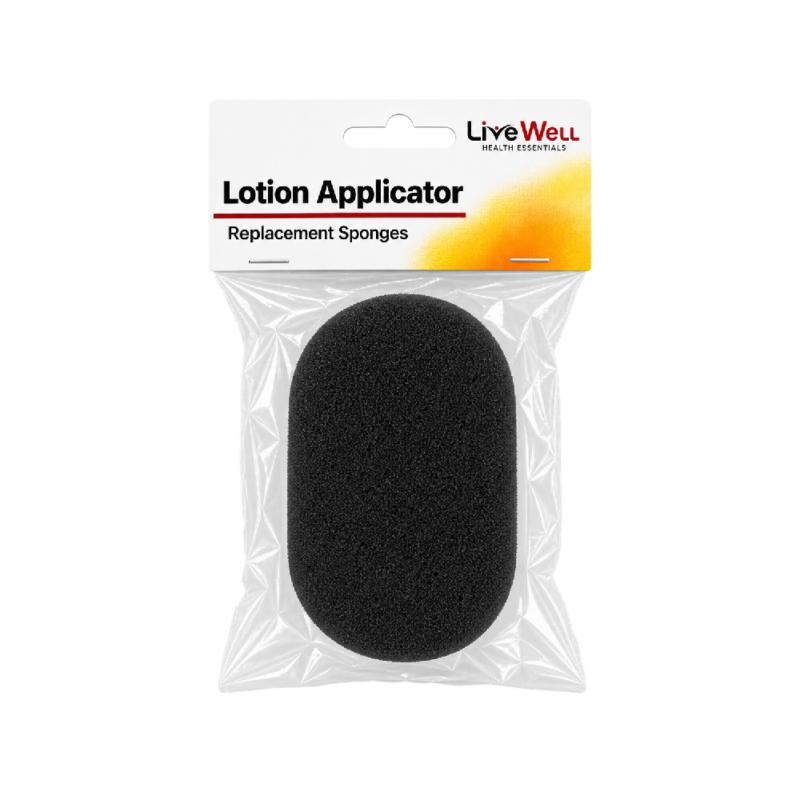 Live Well Two Sponges for Lotion Applicator