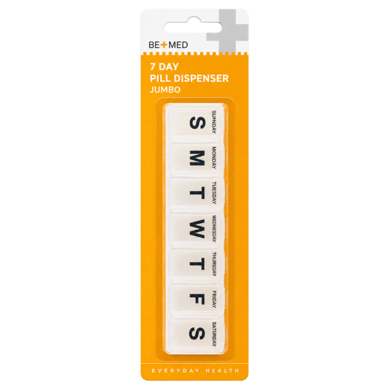 Pill Dispenser - 7 Day - Jumbo - 28cm Long - Bemed