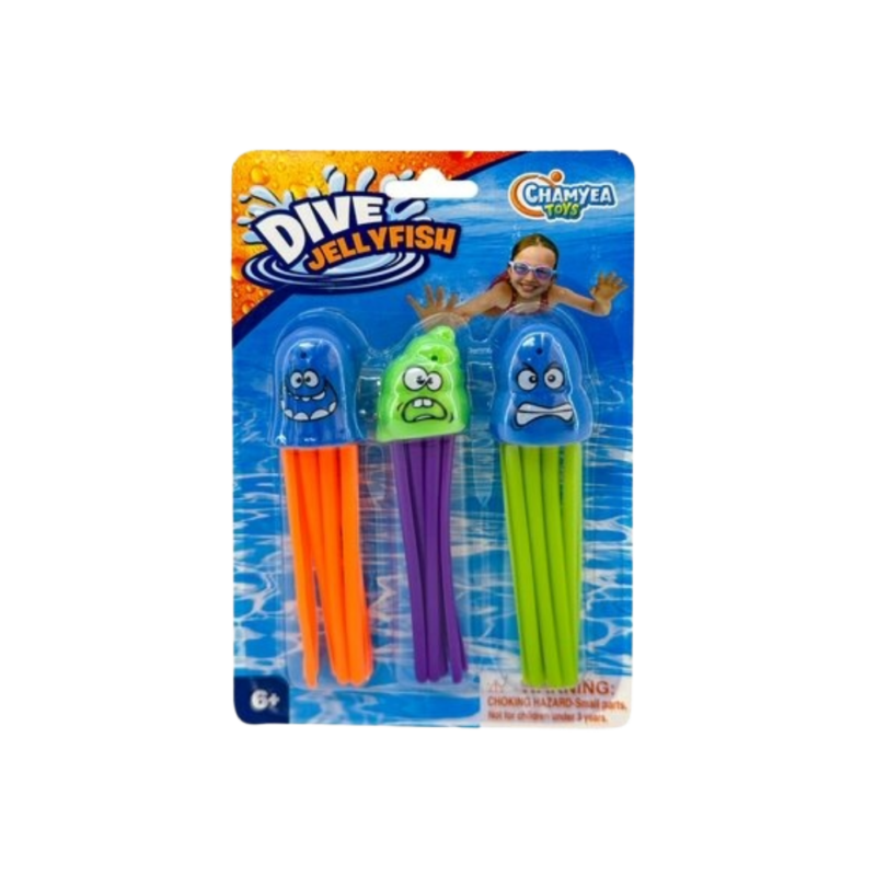 Pool Toys - Water Dive Squid (18cm) - 3 Pieces