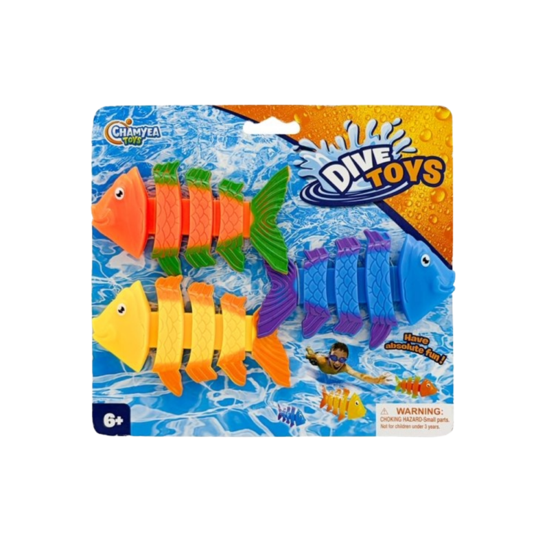 Pool Toys - Water Dive Fish - 3 Pieces