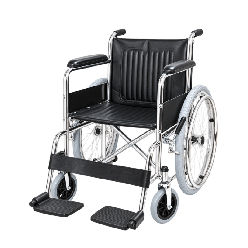 Wheel Chair - 18' Solid Tyre - Folding