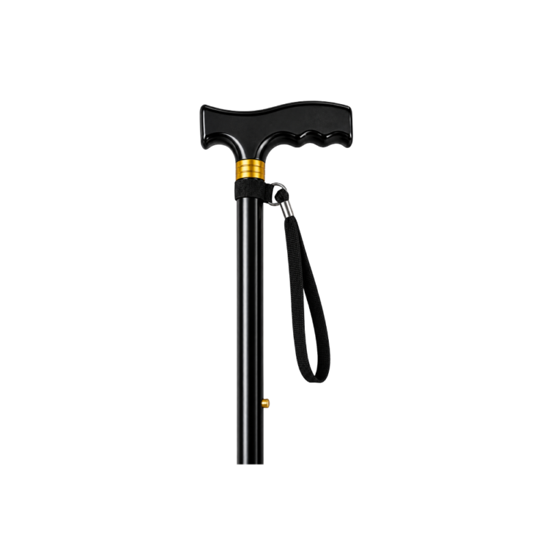 Walking Stick - Adjustable - Black